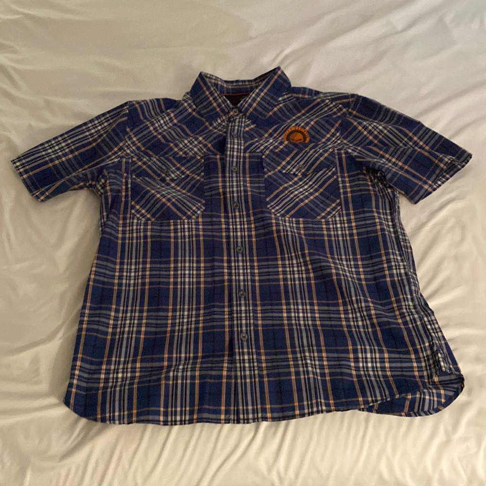 Never worn Harley David buton up shirt XL